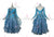 Blue Womens Dance Ballroom Competition Wear Rhinestones Applique BD-SG3805