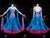 Blue Womens Satin Ballroom Dress Dance Clothes BD-SG3374