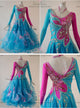 Blue And Pink beautiful waltz performance gowns popular ballroom practice dresses online BD-SG3716