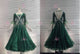 Green simple prom dancing dresses spandex Smooth dancing costumes online BD-SG3508