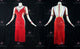 Red Tassels Latin Dress sequin fringe latin dancing dress LD-SG2459