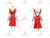 Cheap Juniors Contemporary Latin Dance Outfits Tango Dance Costumes LD-SG2374
