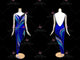 Blue discount rhythm dance dresses lyrical rhythm champion dresses chiffon LD-SG2438