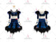 Black And Blue hot sale rhythm dance dresses tailor made rhythm dance competition skirts velvet LD-SG2383