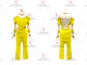 Yellow hot sale rhythm dance dresses top best salsa champion costumes beads LD-SG2395