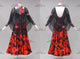 Black And Red classic waltz dance gowns top best waltz dance gowns beads BD-SG4131