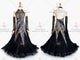 Black Leopard sequin Sparkle Ballroom Dance Competition Dress BD-SG3338