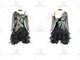 Black customized rumba dancing clothing casual swing champion gowns sequin LD-SG2096