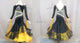 Black And Yellow luxurious prom dancing dresses newest prom dance dresses company BD-SG3532