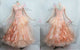 Pink luxurious prom dancing dresses sequin tango dancesport dresses outlet BD-SG3568