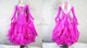 Pink luxurious prom dancing dresses short Standard champion dresses provider BD-SG3529