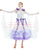 White And Purple Premium Quality Custom Ballroom Dance Dresses SD-BD72 - Smarts Dance