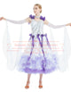White And Purple Premium Quality Custom Ballroom Dance Dresses SD-BD72