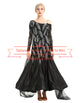 Black Custom Made Ballroom Dance Dresses Waltz Standard Tango Smooth Dresses SD-BD02