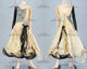 Yellow sexy Smooth dancing costumes short waltz dancesport gowns crystal BD-SG4039