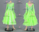 Green sexy Smooth dancing costumes elegant Smooth dancesport dresses velvet BD-SG4047