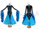 Black and Blue ballroom competitive dancing costumes BD-SG3329