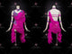 Purple custom rumba dancing clothing brand new swing performance skirts velvet LD-SG2038