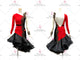 Black And Red hot sale rhythm dance dresses unique latin practice skirts flower LD-SG2390