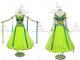 Green simple ballroom champion costumes tailored Smooth performance gowns outlet BD-SG3488
