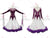 Discount Purple and White Female Ballroom Dance Dress Skirt BD-SG3494