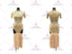Yellow hot sale rhythm dance dresses made to order rumba dance team costumes swarovski LD-SG2399