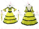 Yellow simple ballroom champion costumes formal Smooth performance dresses provider BD-SG3497