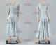 Gray sexy Smooth dancing costumes spandex homecoming competition dresses flower BD-SG4087
