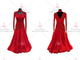 Red Ballroom Dancewear Custom Ballroom Wear For Women BD-SG3330