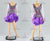 Fashion Animal And Purple Applique Latin Dance Outfits Samba Practice Outfits LD-SG2197