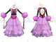 Purple dance performance wear ballroom latin dance wear for women BD-SG3328
