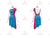 Feather Chiffon Latin Dress Jive Dance Gown Costumes LD-SG1947