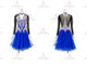 Black And Blue inexpensive rumba dancing clothing new style swing performance dresses rhinestones LD-SG1927