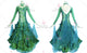 Green plus size tango dance competition dresses new collection waltz performance dresses crystal BD-SG3850