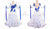 Female Ballroom Standard Dress For Sale Dance Skirt Blue and White BD-SG3898