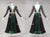 Female Black And Green Latin Dancing Dress Latin Gown Mambo Chacha Dance Outfits LD-SG2237