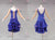 Female Blue Latin Dancing Dress Latin Gown Rhythm Salsa Dance Clothes LD-SG2255