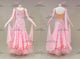 Pink short waltz dance gowns lyrical Standard practice dresses chiffon BD-SG4212