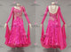 Pink short waltz dance gowns unique homecoming dance gowns feather BD-SG4192