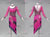 Formal Black And Pink Flower Latin Dance Costumes Bachata Dancer Skirt LD-SG2203