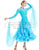 Scoop Neck Ruffle Ballroom Gowns Foxtrot Waltz Competition Gowns SD-BD59 - Smarts Dance