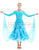 Scoop Neck Ruffle Ballroom Gowns Foxtrot Waltz Competition Gowns SD-BD59 - Smarts Dance