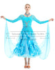 Scoop Neck Ruffle Ballroom Gowns Foxtrot Waltz Competition Gowns SD-BD59