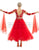 Red Ballroom Performance Foxtrot Waltz Dance Dresses SD-BD49 - Smarts Dance