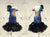 Girls Black And Blue Latin Dancing Dress Latin Gown Mambo Chacha Dance Clothes LD-SG2265