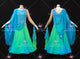 Green And Blue And Brown latest prom performance gowns contemporary waltz practice gowns sequin BD-SG4437
