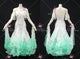 Green And White new style homecoming dance team gowns custom Standard dance team gowns chiffon BD-SG4515