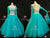 Green And White Satin Crystal Dance Dresses For Juniors Ballroom Dancing Dress BD-SG4426