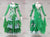 Green And White Sparkling Ballroom Standard Dance Dresses For Juniors BD-SG4266