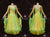 Green And Yellow Lace Swarovski Dance Dresses For Juniors Ballroom Dancing Dress BD-SG4458